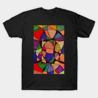 Geometric stained glass T-Shirt